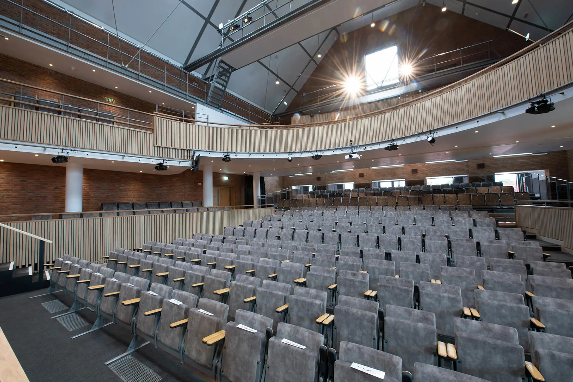 The Great Hall at Kent College Canterbury, available for hire
