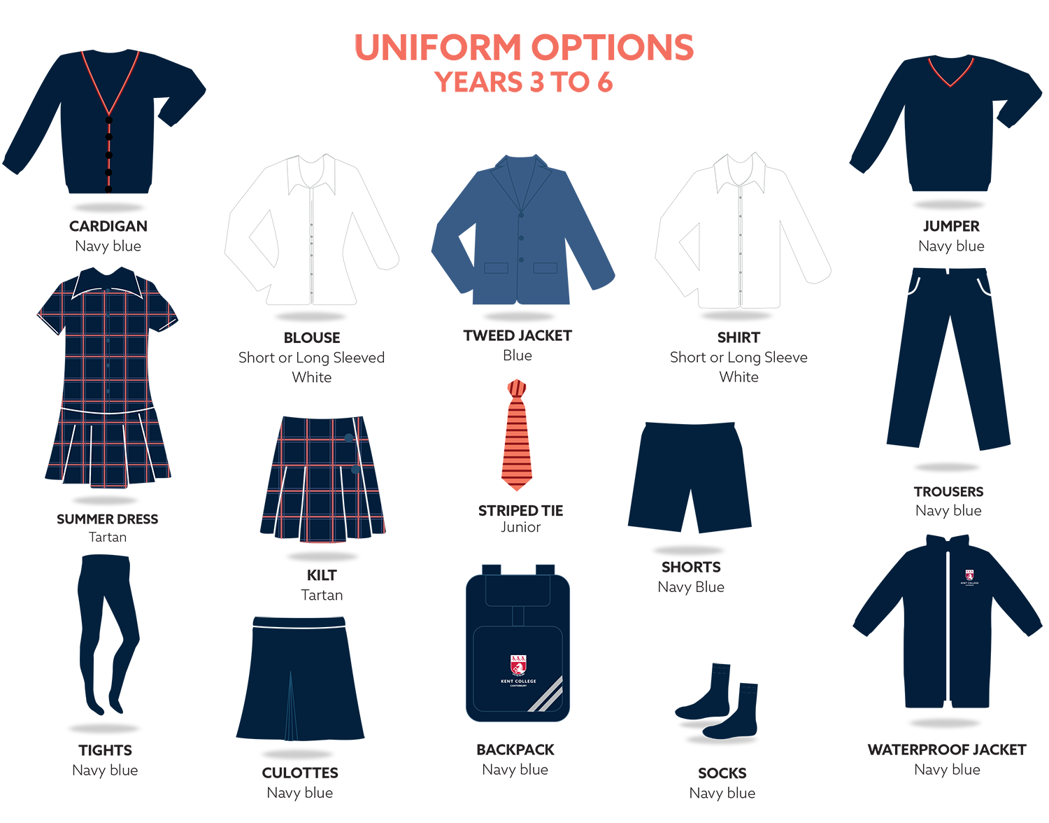 Year 3 - 6 Uniform graphic