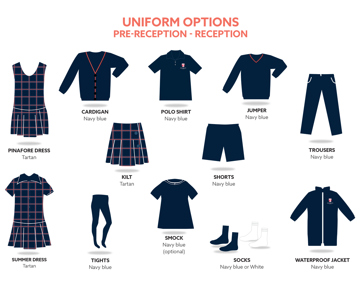 Pre-Reception and Reception Uniform Graphic